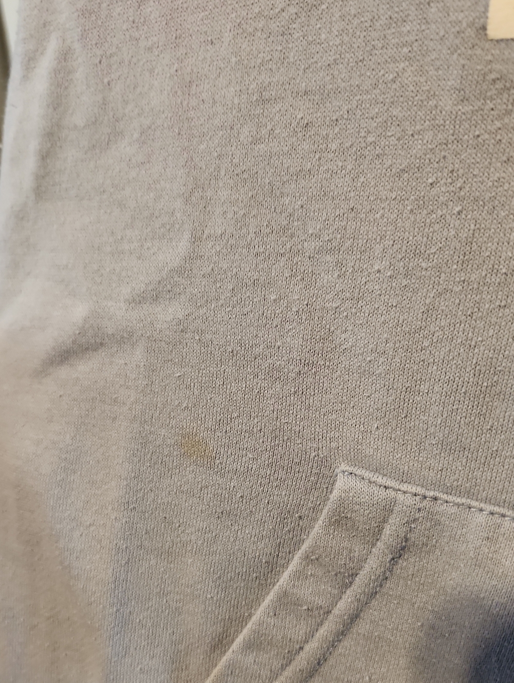 Light Gray Graphic Hooded Sweatshirt with Circular Floral Logo - Picture 7 of 7